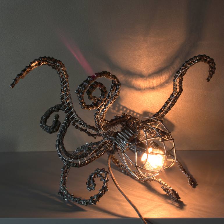 Original Abstract Light Sculpture by Vassil Ralchev
