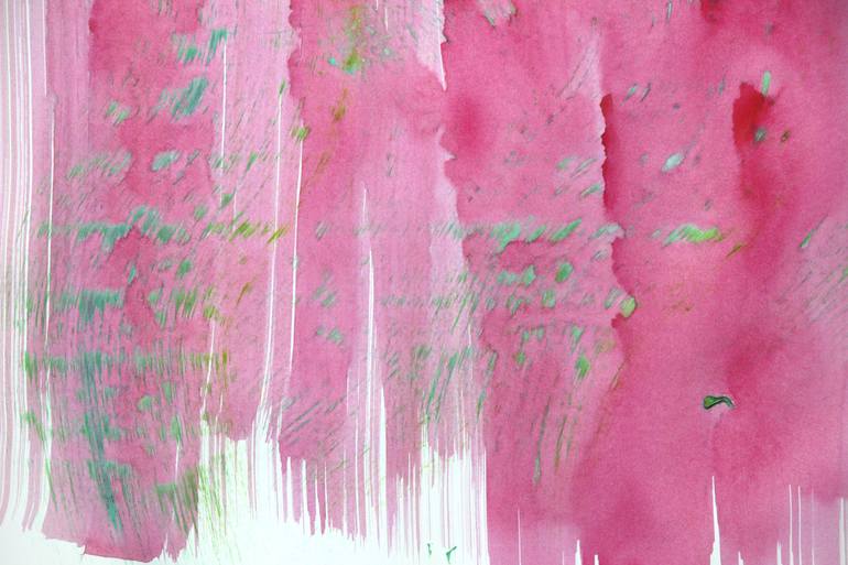 Original Conceptual Abstract Painting by Toli Menkiv