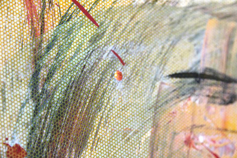 Original Abstract Expressionism Abstract Painting by Toli Menkiv