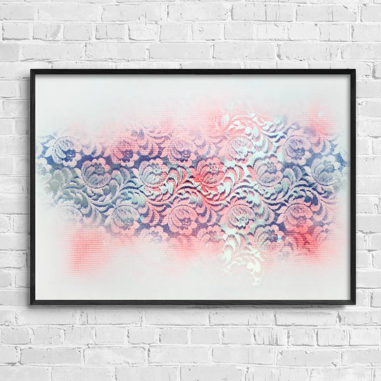 Original Abstract Expressionism Abstract Painting by Toli Menkiv