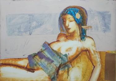 Original Abstract Nude Paintings by Jurij Kravcov