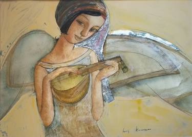 Angel with lute thumb