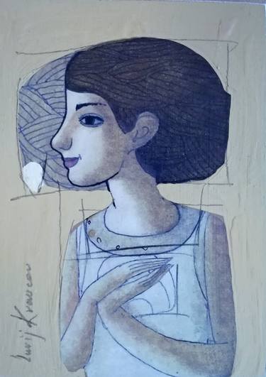 Original Women Painting by Jurij Kravcov