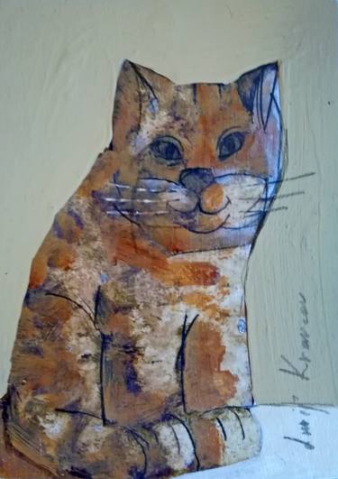 Saatchi Art Artist Jurij Kravcov; Paintings, “Smiling Cat” #art