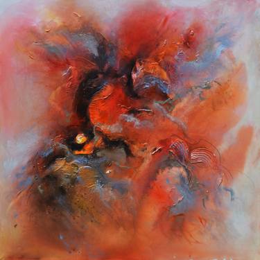 Original Abstract Expressionism Abstract Paintings by Teodora Prodanova