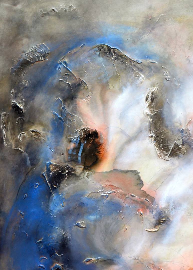 Original Abstract Expressionism Abstract Painting by Teodora Prodanova