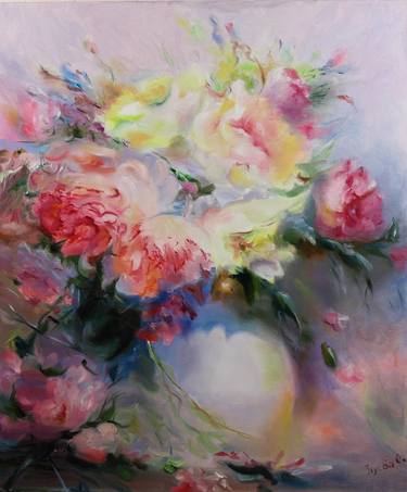 Original Floral Paintings by Olga Zueva