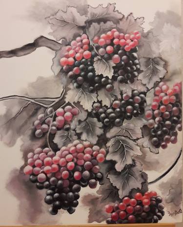 Saatchi Art Artist Olga Zueva; Paintings, “Grape” #art