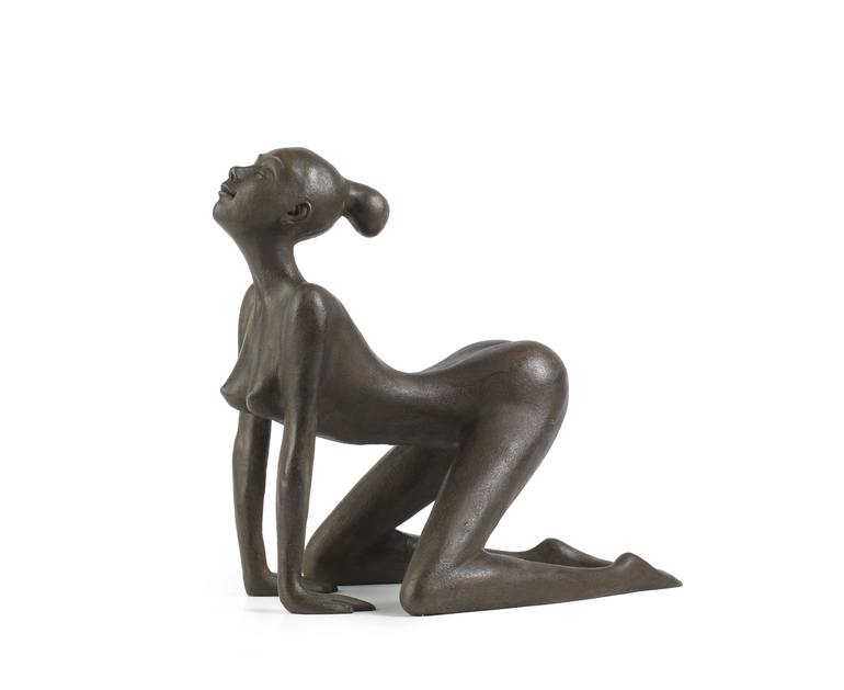 Original Modern Nude Sculpture by Helen Gordon