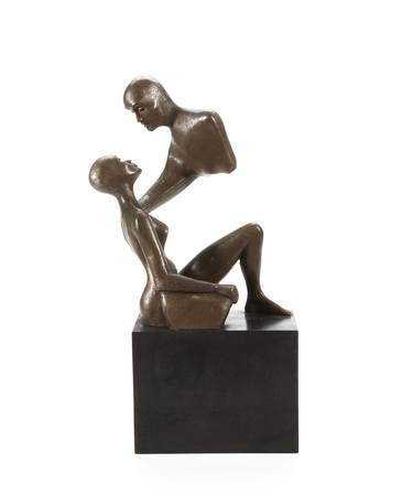 Original Abstract People Sculpture by Helen Gordon