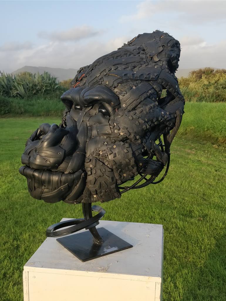 Original Portraiture Animal Sculpture by Mick Davis