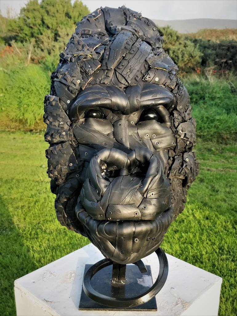 Original Portraiture Animal Sculpture by Mick Davis