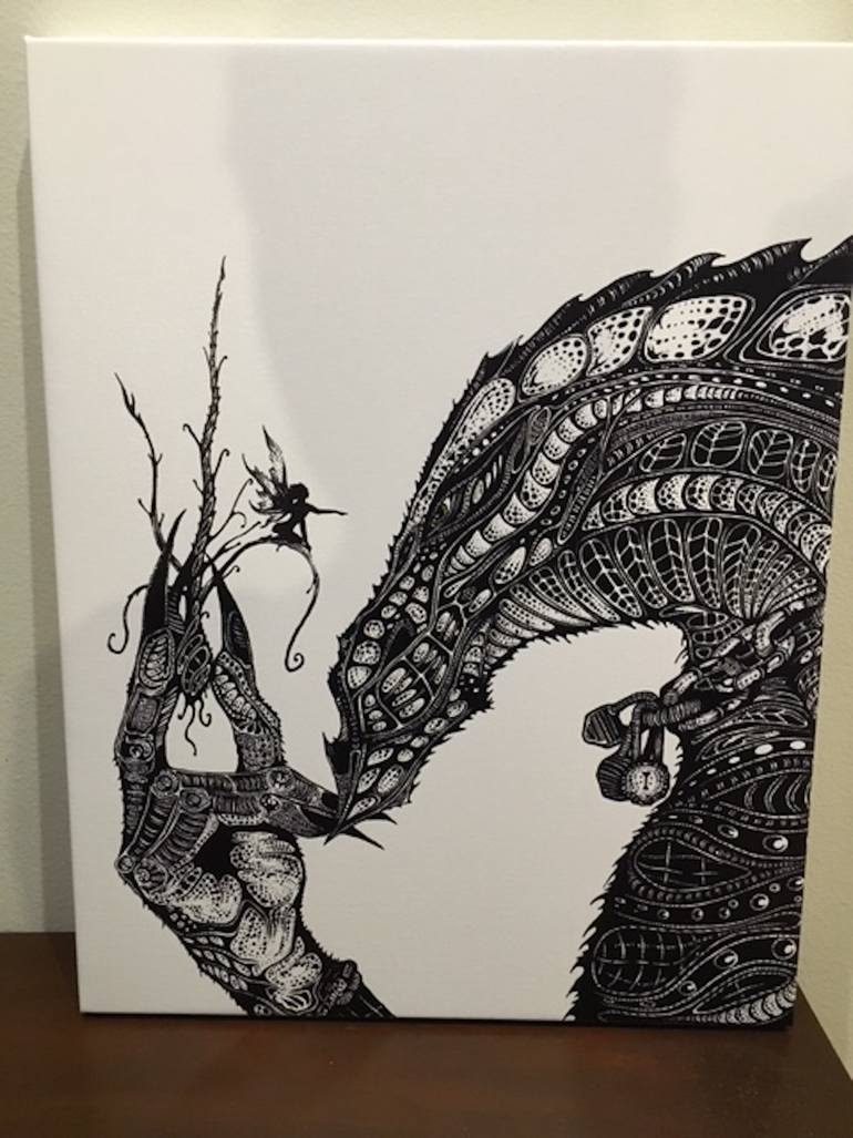 Original Illustration Fantasy Drawing by Joshua Fredric Smith