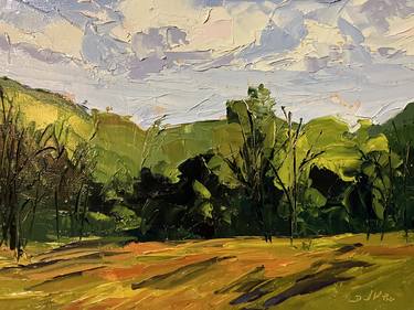 Original Expressionism Landscape Paintings by David Poe