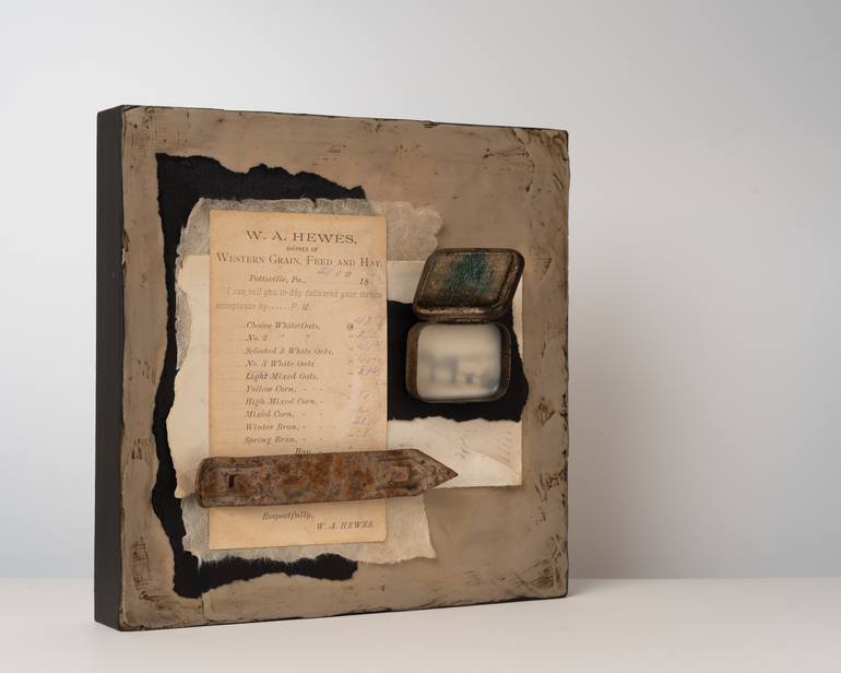 Original Conceptual Still Life Collage by Susanne Helmert