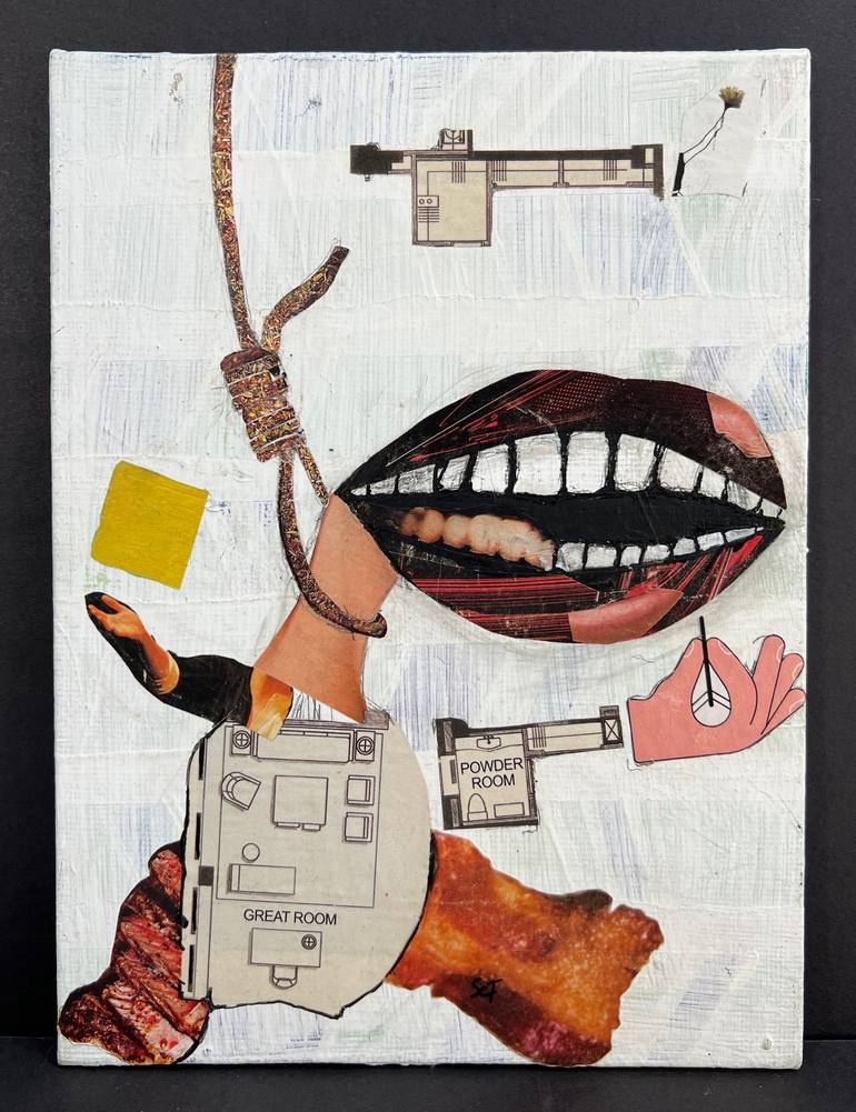 hung(er) Collage by Steven Tannenbaum | Saatchi Art