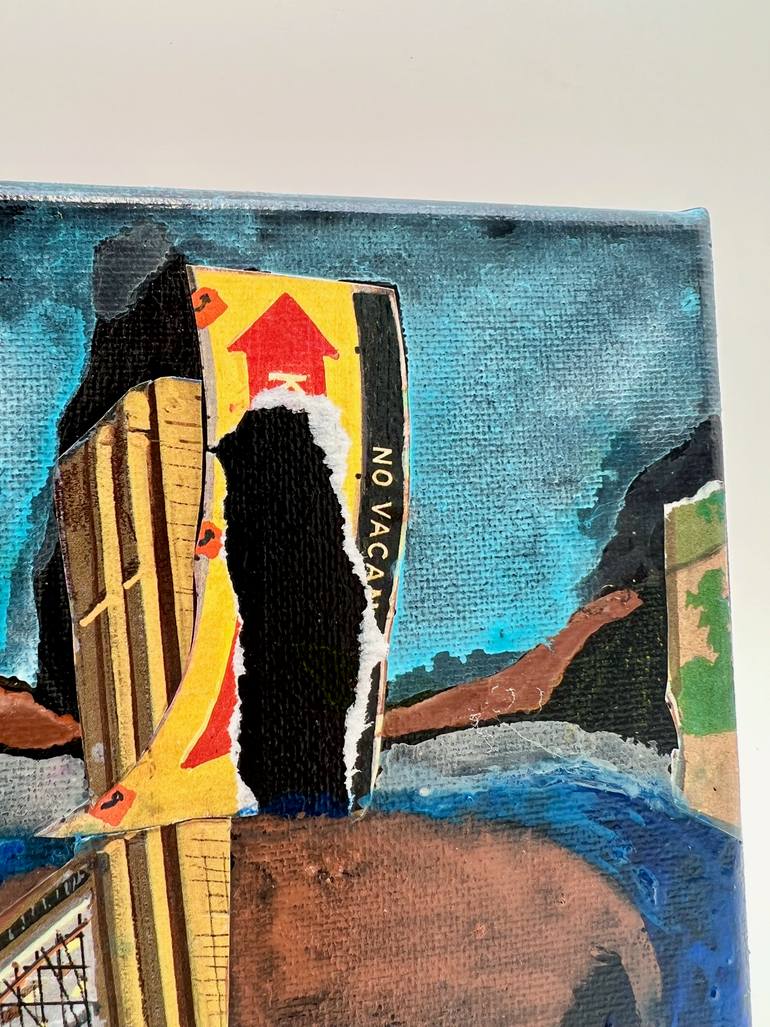 Original Abstract Water Collage by Steven Tannenbaum