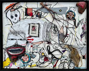 Original Abstract Mortality Collage by Steven Tannenbaum