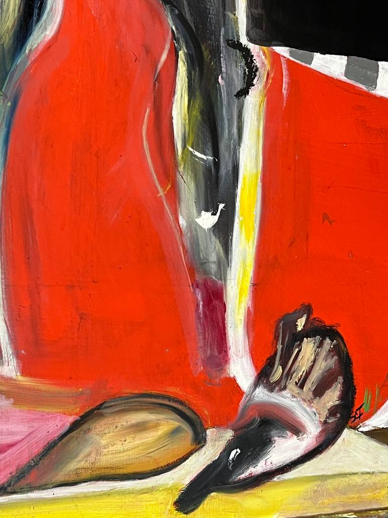Original Abstract Time Painting by Steven Tannenbaum