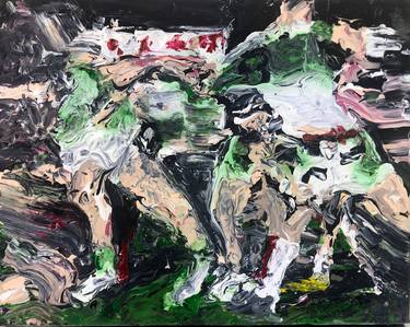 Print of Expressionism Sports Paintings by Steven Tannenbaum