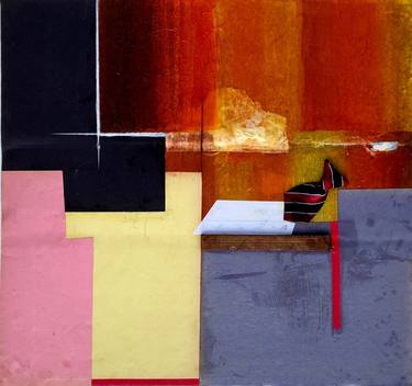 Print of Modern Abstract Collage by Steven Tannenbaum