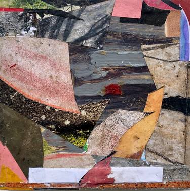 Original Modern Abstract Collage by Steven Tannenbaum