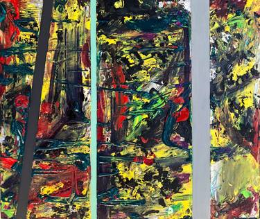 Original Fine Art Abstract Paintings by Steven Tannenbaum