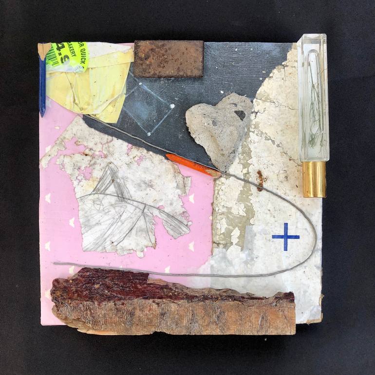 Original Modern Abstract Collage by Steven Tannenbaum