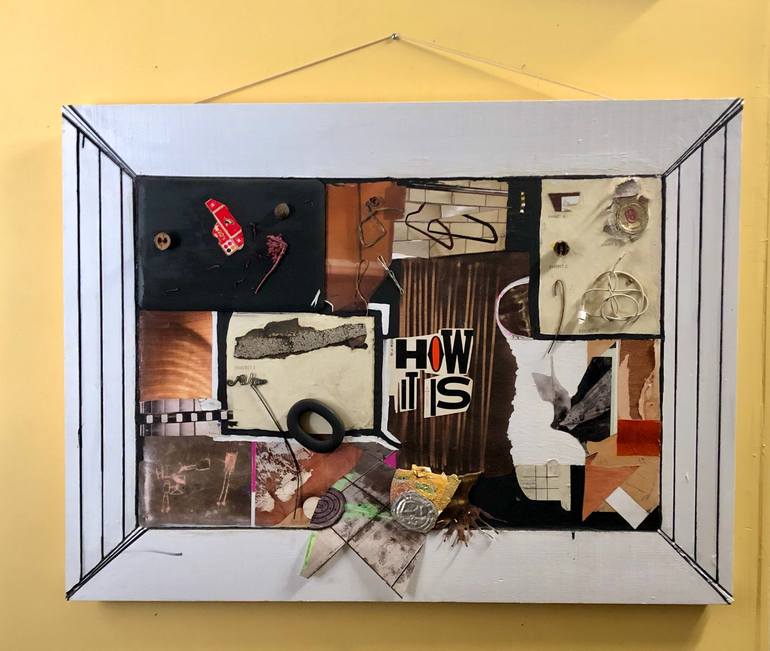 Original Abstract Culture Collage by Steven Tannenbaum