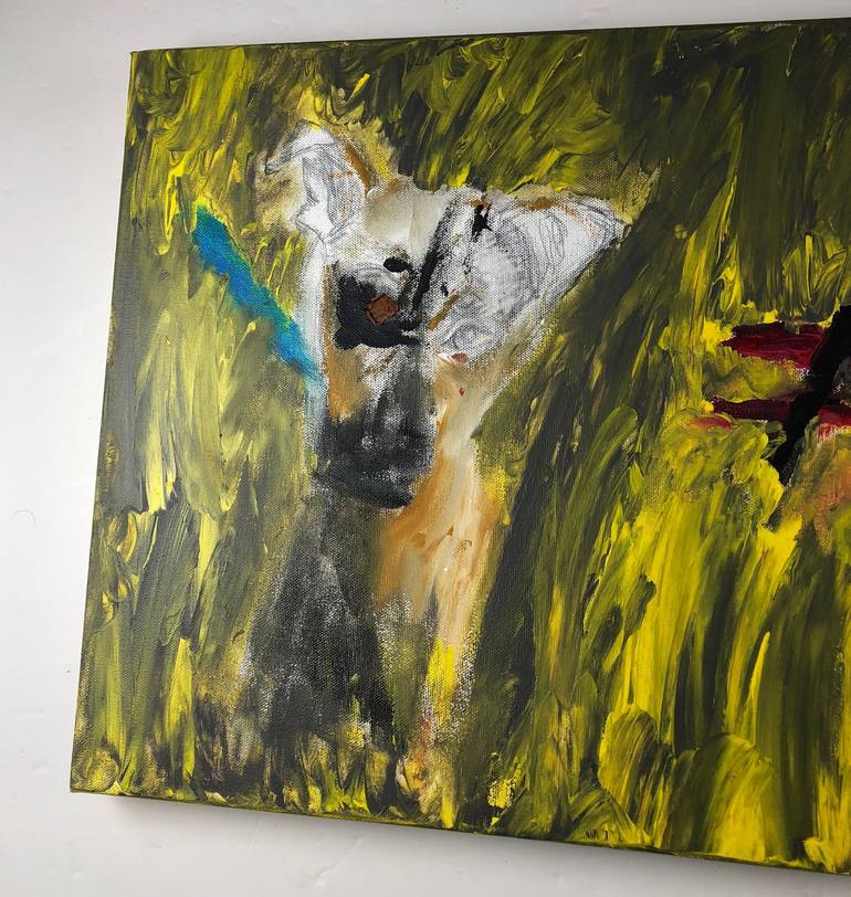 Original Abstract Animal Painting by Steven Tannenbaum