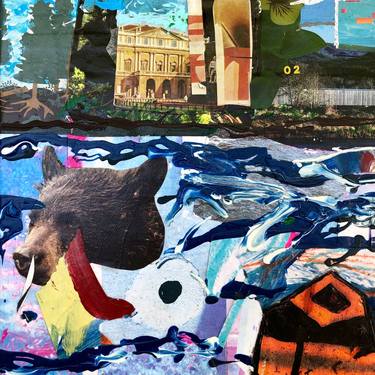 Print of Abstract Animal Collage by Steven Tannenbaum