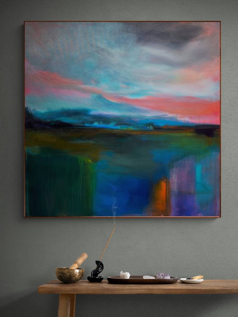 Original Contemporary Abstract Painting by Kate Trafeli