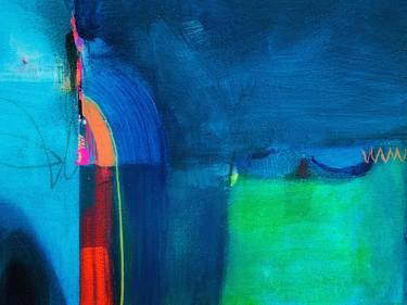 Original Abstract Expressionism Abstract Paintings by Kate Trafeli