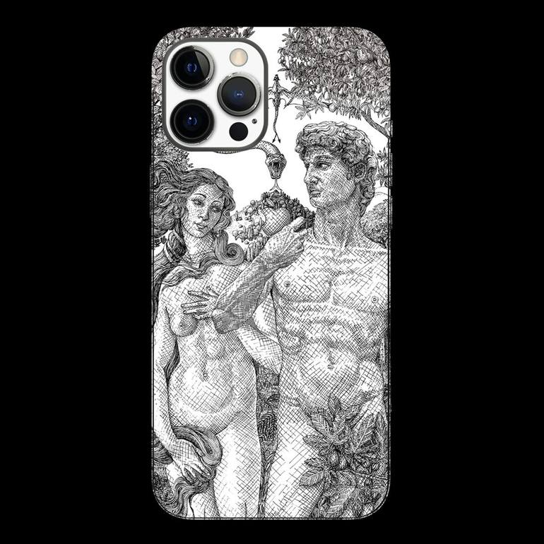 Original Symbolism Love Painting by Msl Artist