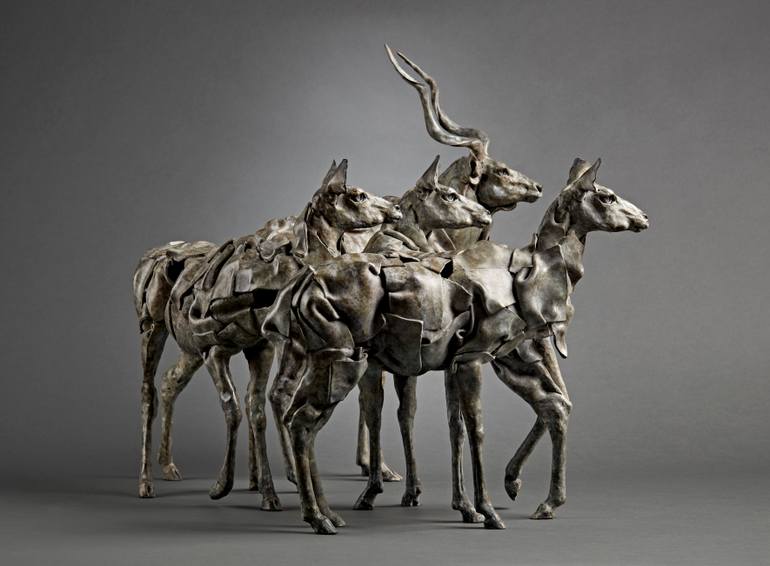 Original Documentary Animal Sculpture by Fred Gordon