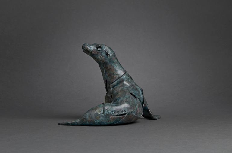 Original Figurative Animal Sculpture by Fred Gordon