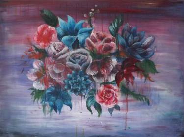 Original Floral Paintings by Amber Reed