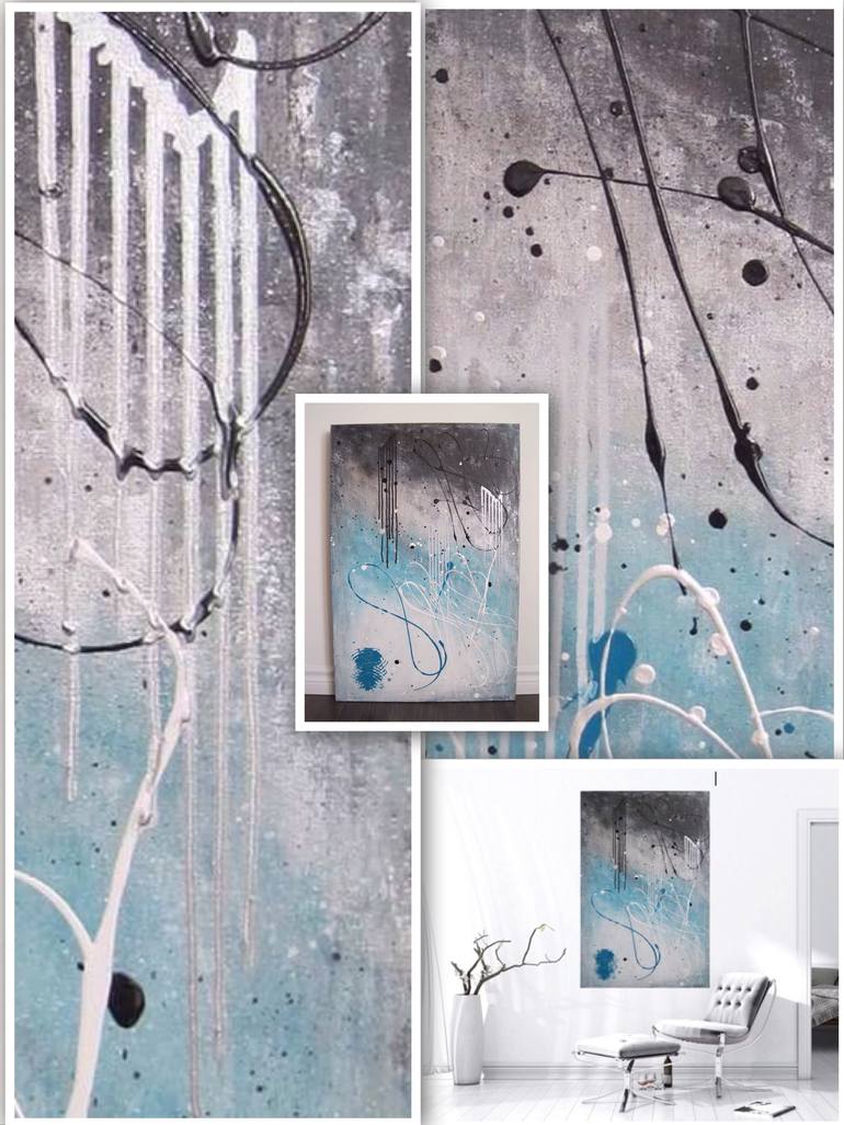 Original Abstract Painting by Mylene Gagnon-Rouillard