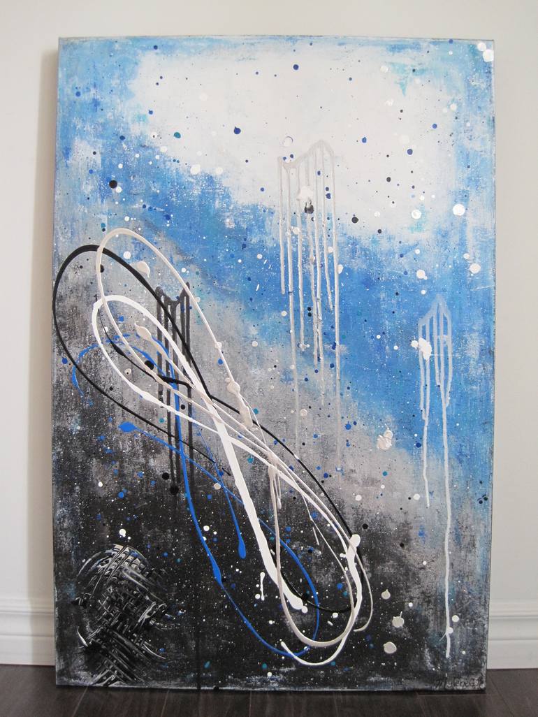 Original Abstract Painting by Mylene Gagnon-Rouillard