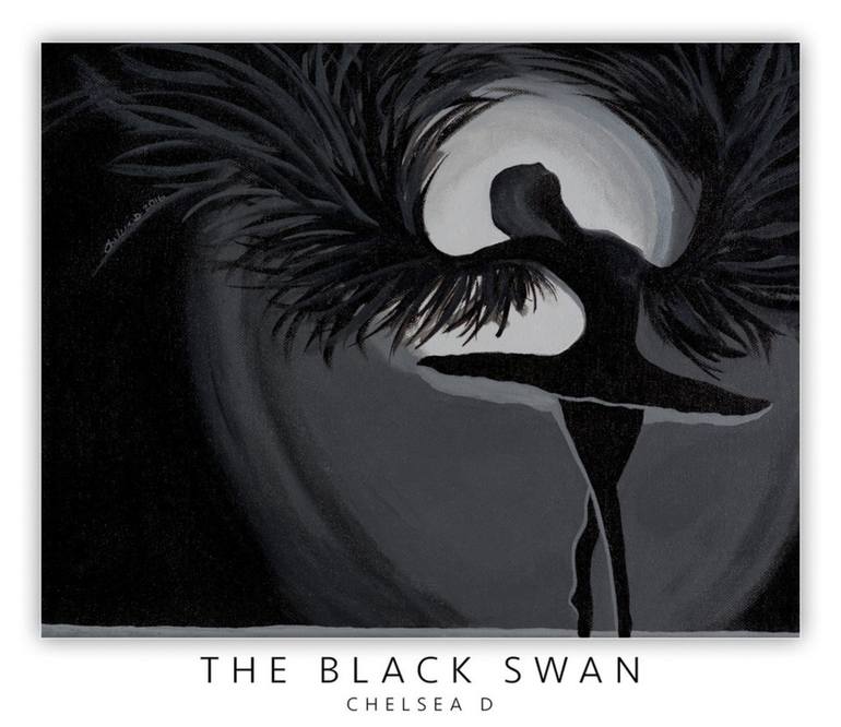 angst Bestemt Civic The Black Swan Painting by Chelsea D | Saatchi Art