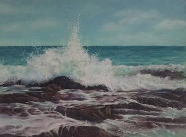 Print of Realism Seascape Paintings by Lori Jeremiah