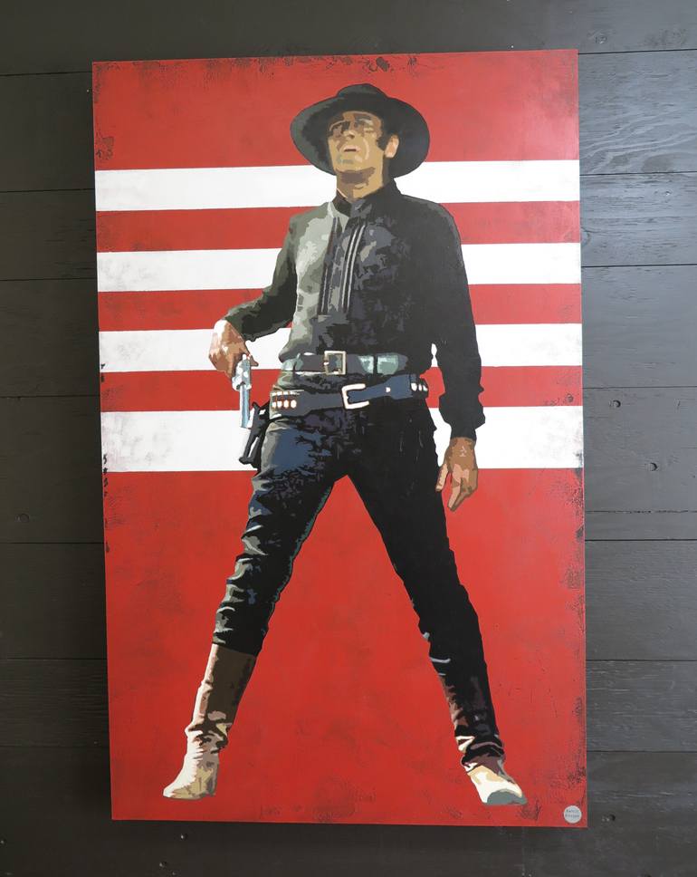 Original Figurative Pop Culture/Celebrity Painting by Annie Hooker