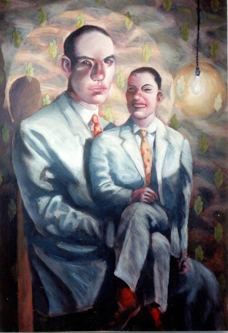 Ventriloquist Painting by Philip Wroe | Saatchi Art