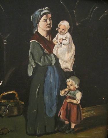 "Mother with Children" by Shirlee Fuller thumb