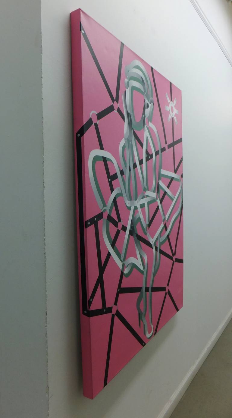 Original Conceptual Pop Culture/Celebrity Painting by Walter Fydryck