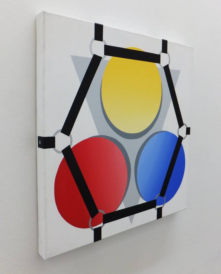 Original Conceptual Abstract Painting by Walter Fydryck