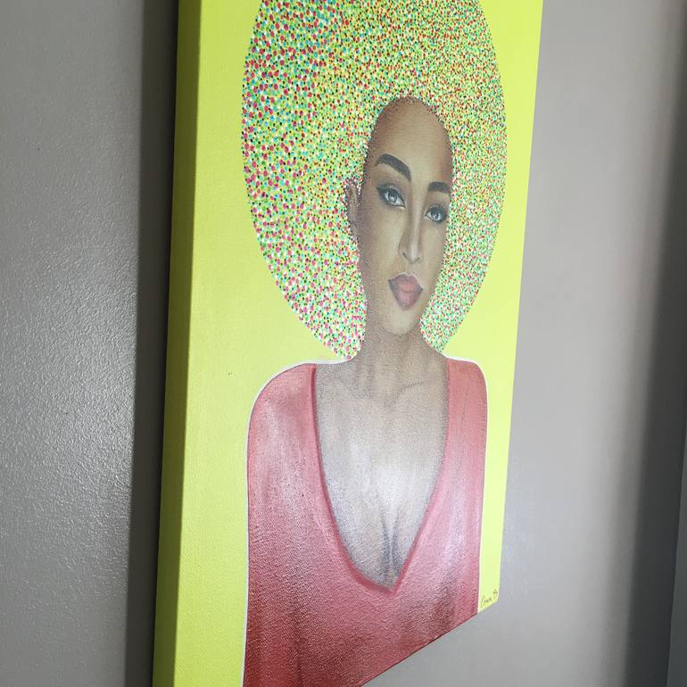 Original Portraiture Women Painting by Carmen Bacaoanu