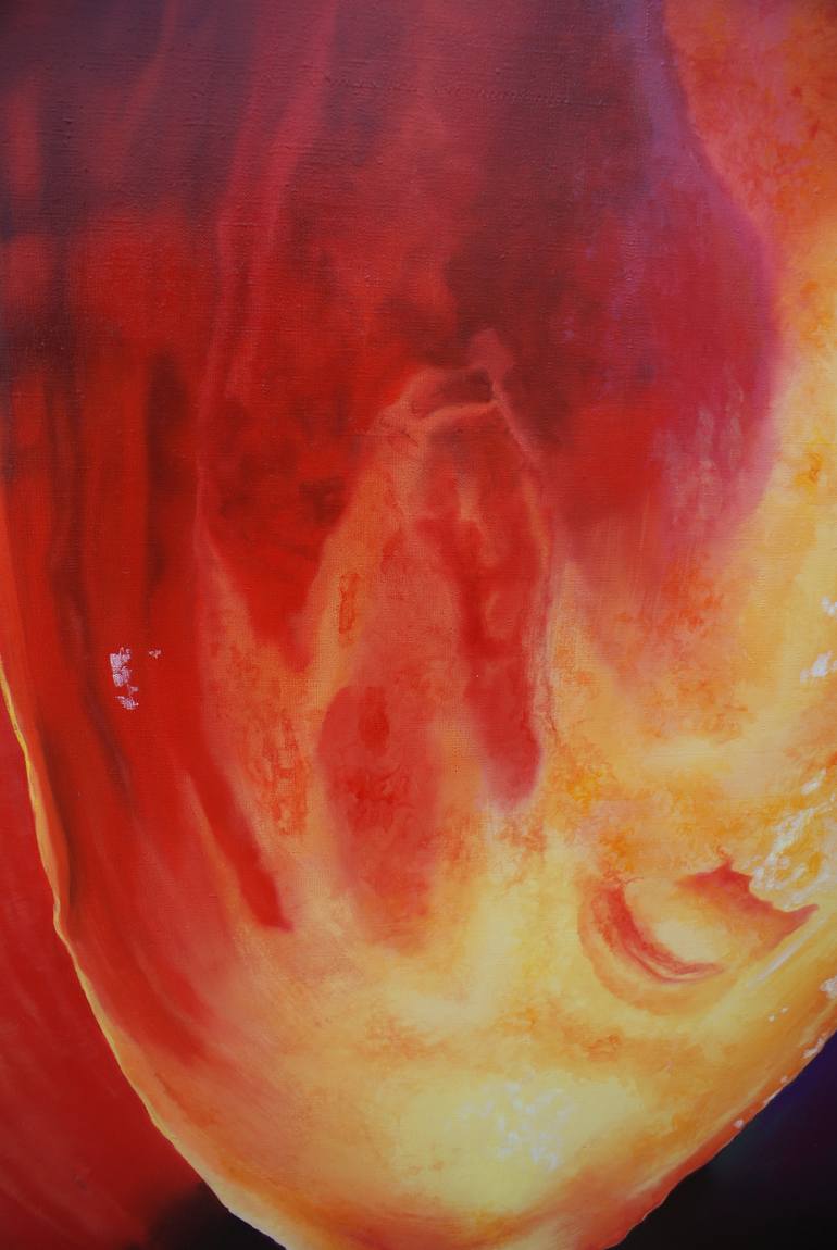 Original Abstract Expressionism Abstract Painting by Karolina Futyma