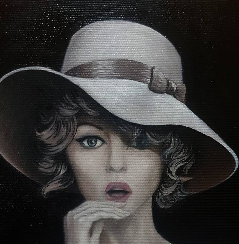 Original Conceptual Pop Culture/Celebrity Painting by Leonida Savic