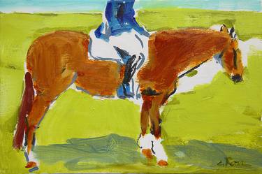 Print of Horse Paintings by Colleen Ross